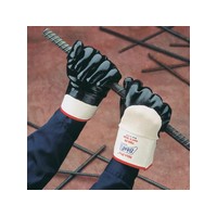 SHOWA Best Glove 7066-09 SHOWA Best Glove Nitri-Pro NBR Palm Coated Glove With Smooth Finish And Safety Cuff Size Medium